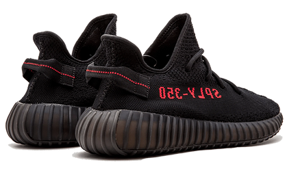 Adidas Yeezy Boost 350 V2 "Black Red" Contrast Sole Sneakers UAE