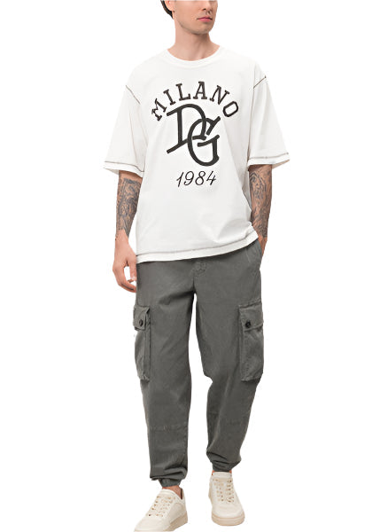 Dolce & Gabbana DG Logo Embroidery T-Shirt Premium Logo Tee UAE