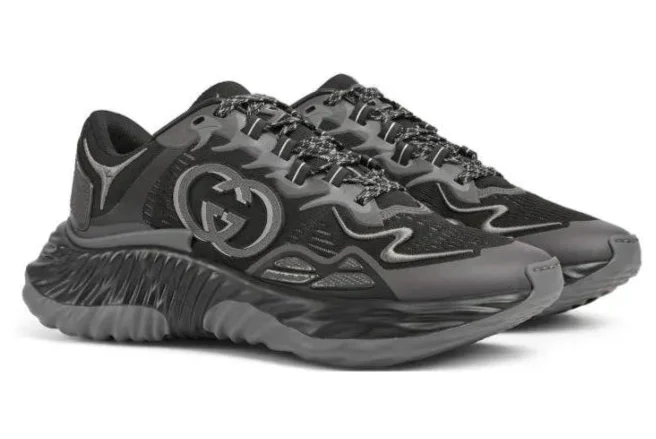Gucci Ripple Sneaker "Black Grey" Urban Style Sneakers UAE