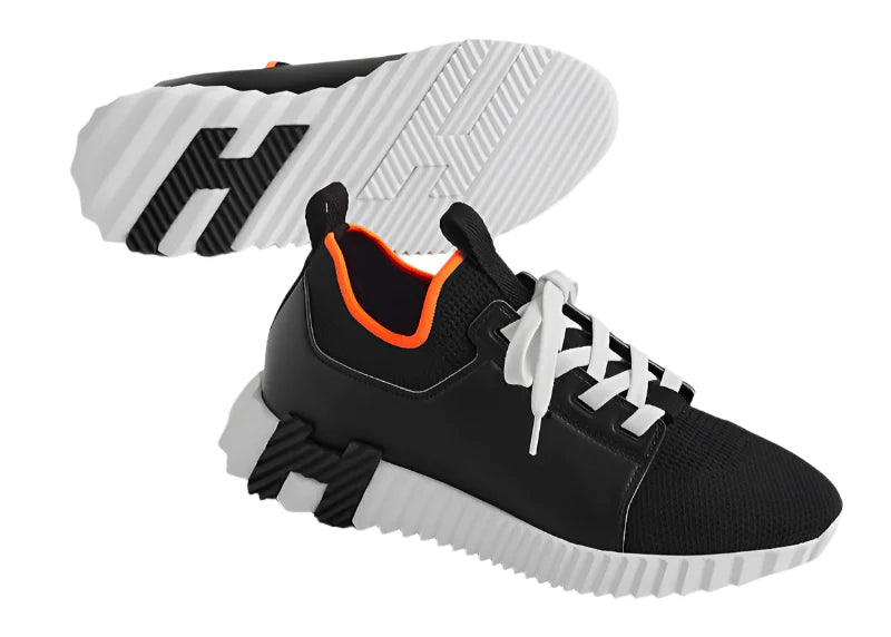 Hermes Depart Slip-On Sneaker "Black" Minimal Slip-On Sneakers UAE