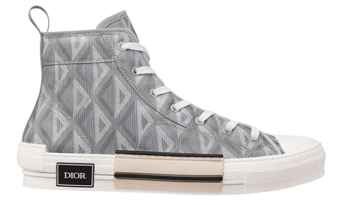Dior B23 High-Top Sneaker "Dior Grey CD Diamond Canvas" High Top Sneakers UAE