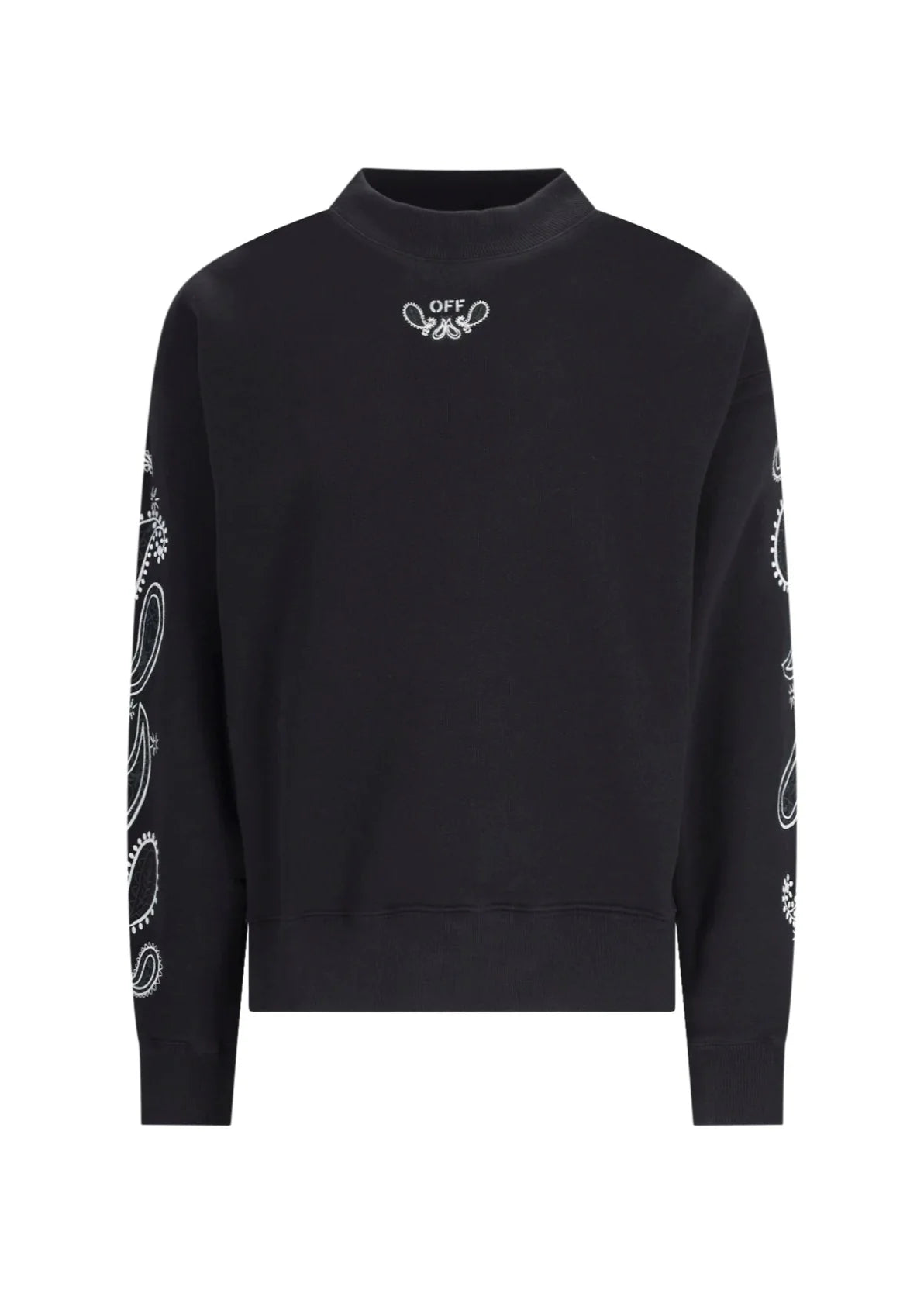 Off-White Bandana Crew Neck Sweatshirt "Black" Streetwear Sweatshirt UAE