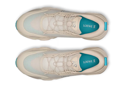 Loewe x On Running Cloudsolo "Sand / Turquoise" Premium Sneakers UAE