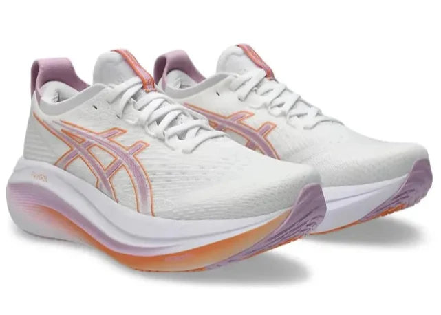 Asics Gel Nimbus 27 "White / Light Ube" Running Shoes UAE