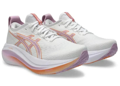 Asics Gel Nimbus 27 "White / Light Ube" Running Shoes UAE