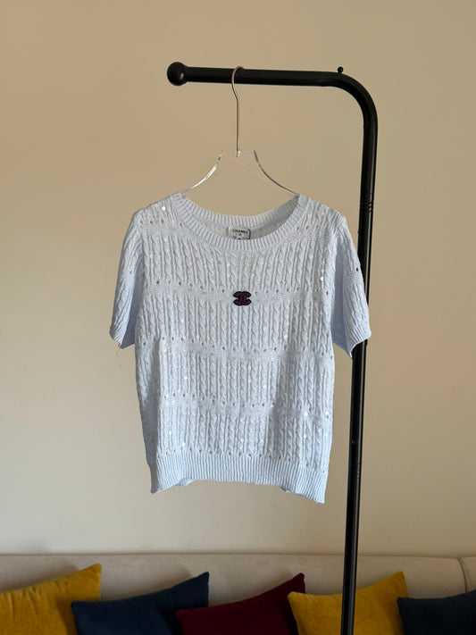 Chanel Cashmere Camellia Sweater