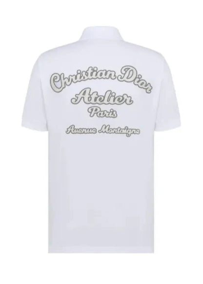 Christian Dior Atelier Polo Shirt "White" Classic Polo Shirt UAE