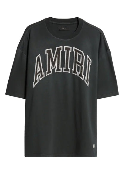 Amiri Follow Vintage Oversized T-Shirt "Black Cotton" Classic Oversized Tee UAE