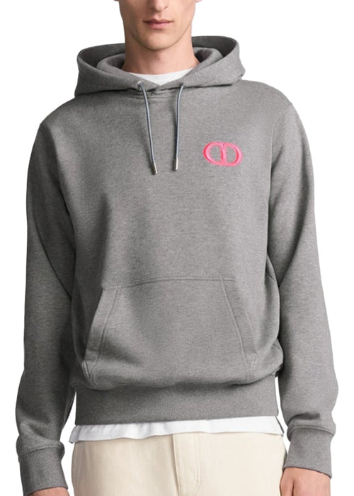 Dior CD Icon Hooded Sweatshirt "Grey" Luxury Hoodie UAE