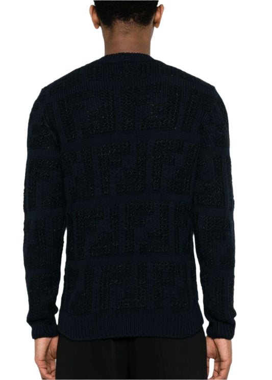 Fendi FF Chunky Knit Jumper Luxury Sweater UAE