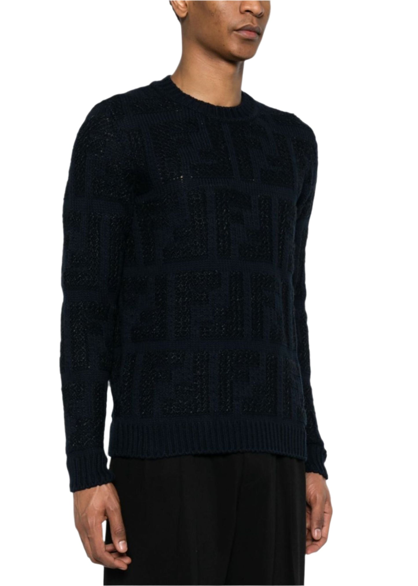 Fendi FF Chunky Knit Jumper Luxury Sweater UAE