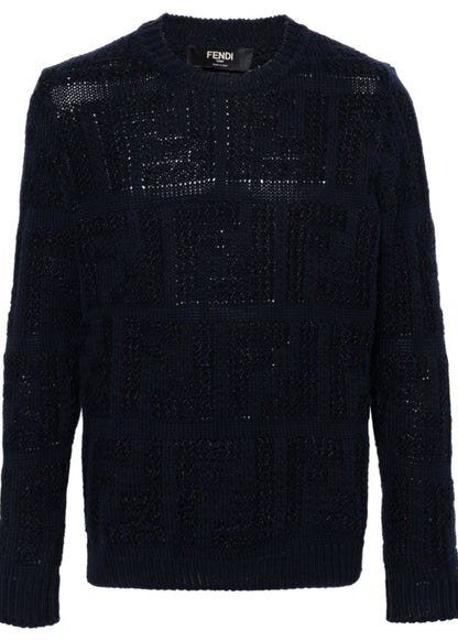 Fendi FF Chunky Knit Jumper Luxury Sweater UAE