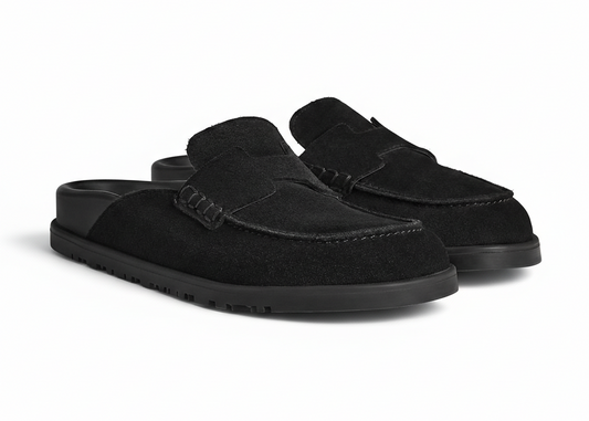 Hermes Go Mule "Black" Designer Mule Sandals UAE