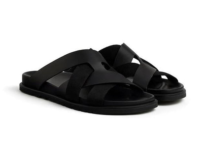 Hermes Kazimir Sandal "Black" Classic Designer Sandals UAE