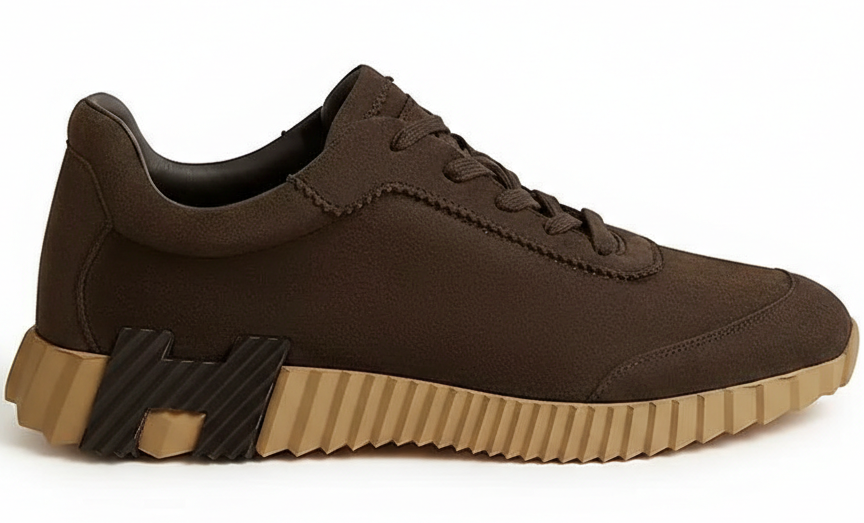 Hermes Bouncing "Bark" Earth Tone Sneakers UAE