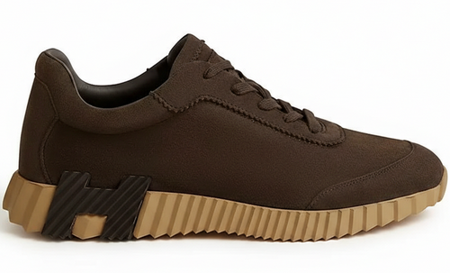 Hermes Bouncing "Bark" Earth Tone Sneakers UAE