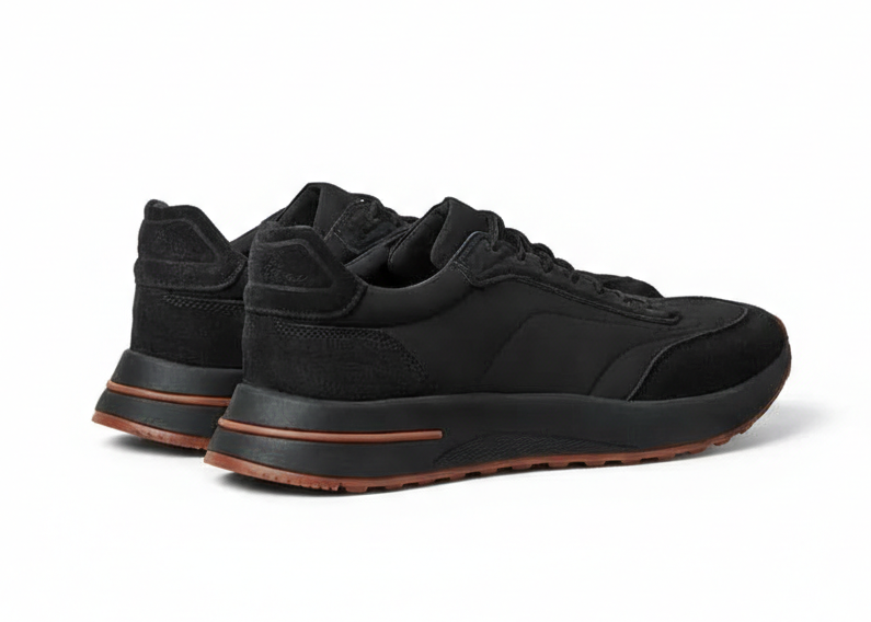 Loro Piana Week End Walk "Full Black" All Black Sneakers UAE