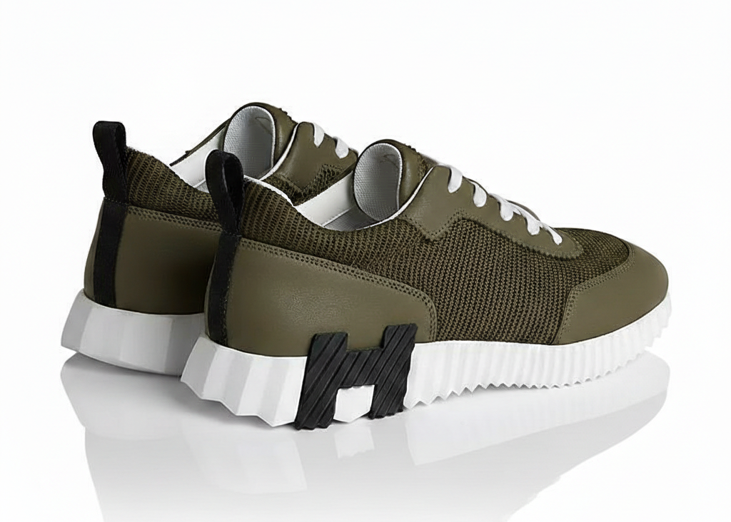 Hermes Bouncing "Beige Sketch" Premium Edition Sneakers UAE
