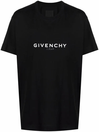 Givenchy Reverse Paris Logo Oversized T-Shirt "Black" Streetwear Tee UAE