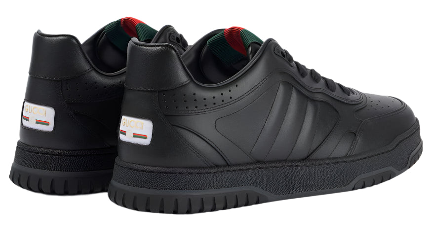 Gucci Re-Web Leather Sneakers Classic Leather Sneakers UAE