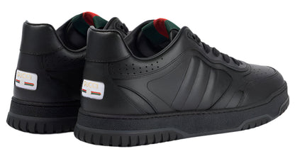 Gucci Re-Web Leather Sneakers Classic Leather Sneakers UAE