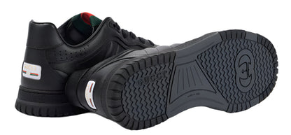 Gucci Re-Web Leather Sneakers Classic Leather Sneakers UAE