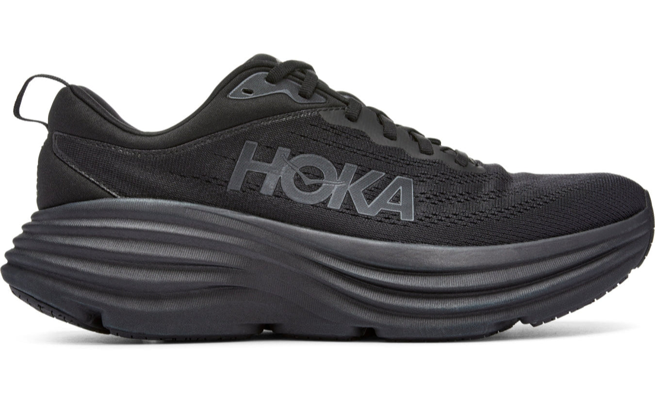 HOKA ONE ONE Bondi 8 "Black" Cushion Running Shoes UAE