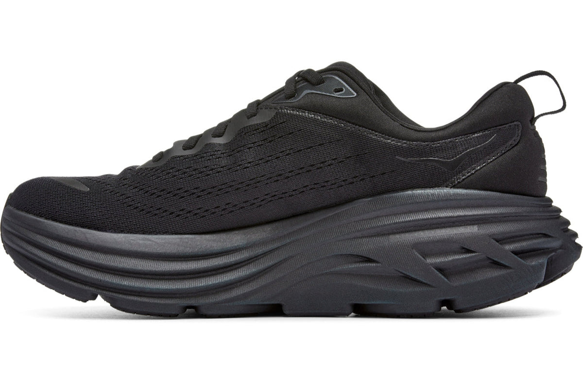 HOKA ONE ONE Bondi 8 "Black" Cushion Running Shoes UAE
