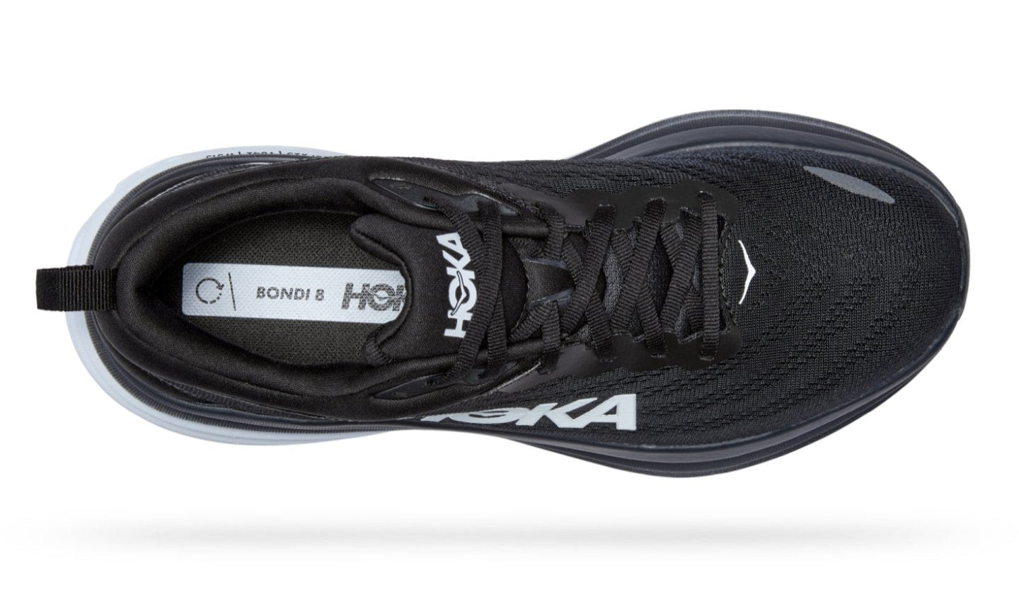 HOKA ONE ONE Bondi 8 "Black White" Cushion Running Shoes UAE