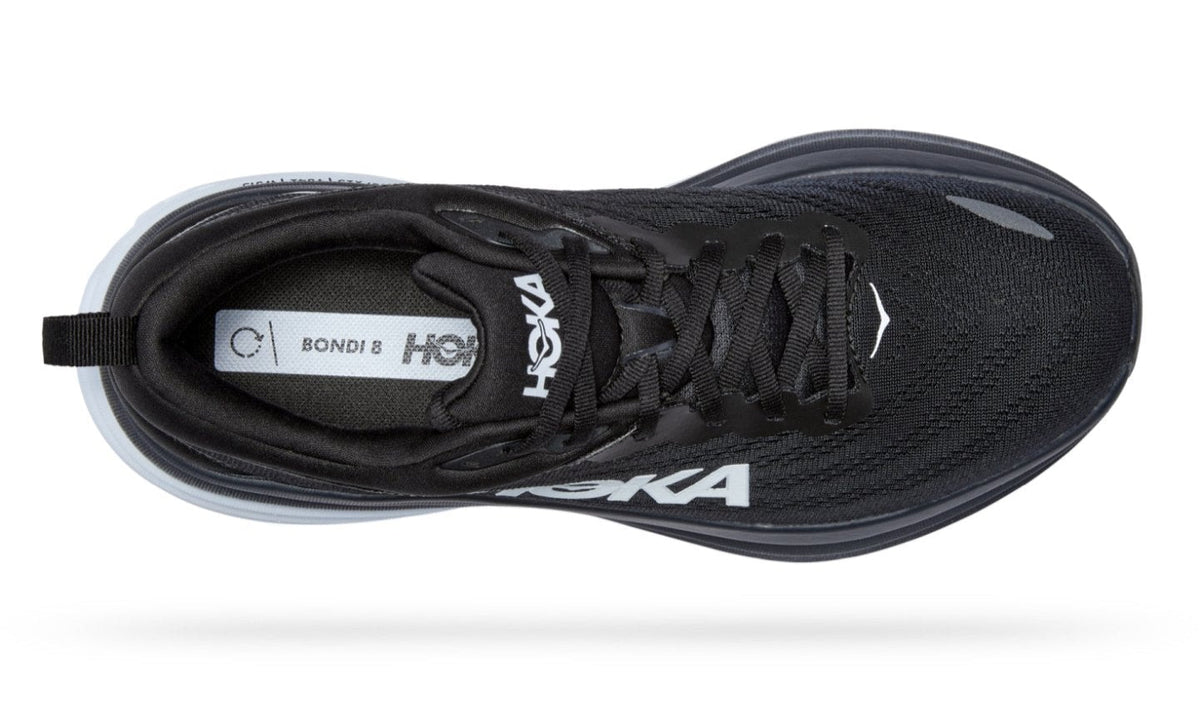 HOKA ONE ONE Bondi 8 "Black White" Cushion Running Shoes UAE