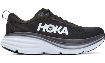 HOKA ONE ONE Bondi 8 "Black White" Cushion Running Shoes UAE