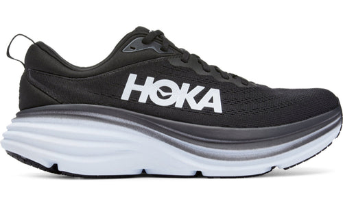 HOKA ONE ONE Bondi 8 "Black White" Cushion Running Shoes UAE
