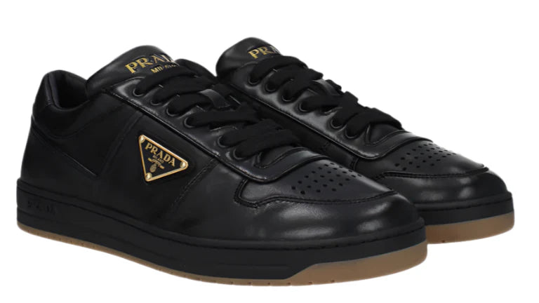 Prada Downtown Napa Leather Low-Top Sneakers Premium Leather Sneakers UAE