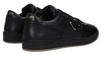 Prada Downtown Napa Leather Low-Top Sneakers Premium Leather Sneakers UAE