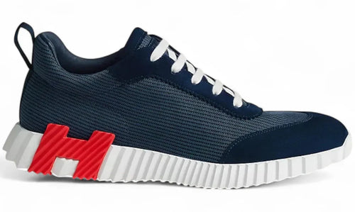 Hermes Bouncing "Navy Blue" Sport Style Sneakers UAE