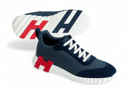 Hermes Bouncing "Navy Blue" Sport Style Sneakers UAE