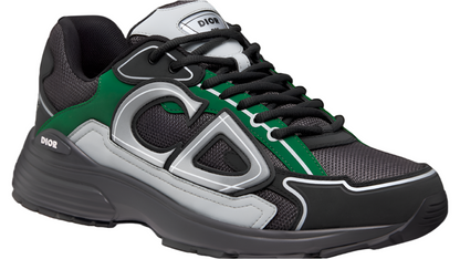 Dior B30 "Deep Gray Mesh Green" Technical Mesh Sneakers UAE