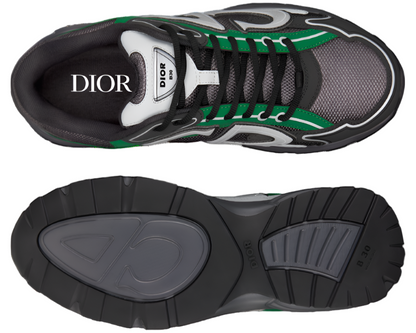 Dior B30 "Deep Gray Mesh Green" Technical Mesh Sneakers UAE