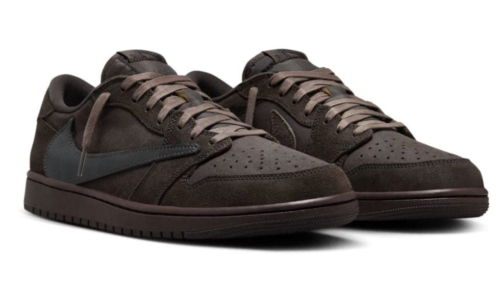 Travis Scott x Air Jordan 1 Low OG "Velvet Brown" Sneakers UAE