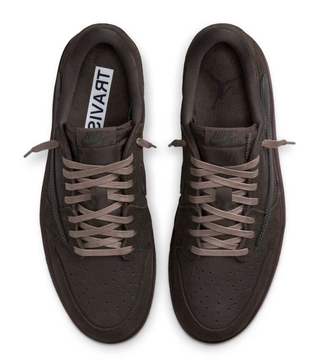 Travis Scott x Air Jordan 1 Low OG "Velvet Brown" Sneakers UAE