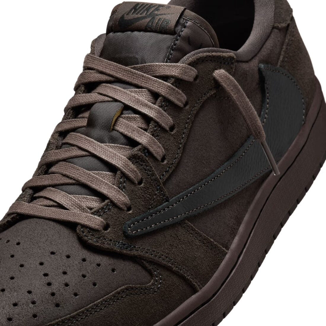 Travis Scott x Air Jordan 1 Low OG "Velvet Brown" Sneakers UAE