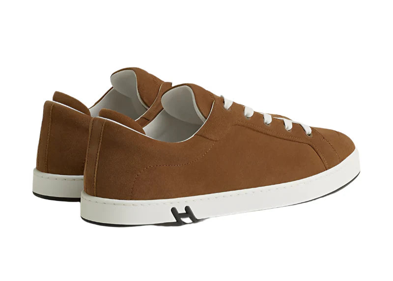 Hermes Kid Sneaker "Brown" Leather Casual Sneakers UAE