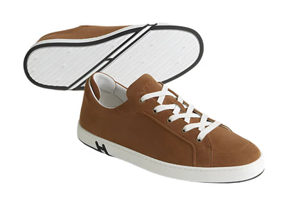 Hermes Kid Sneaker "Brown" Leather Casual Sneakers UAE