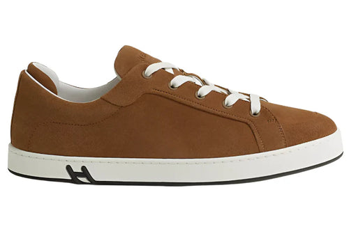 Hermes Kid Sneaker "Brown" Leather Casual Sneakers UAE