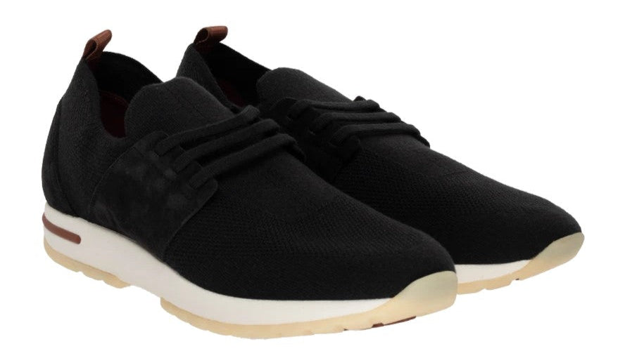 Loro Piana Textile Sneakers "Black" Lightweight Fabric Sneakers UAE