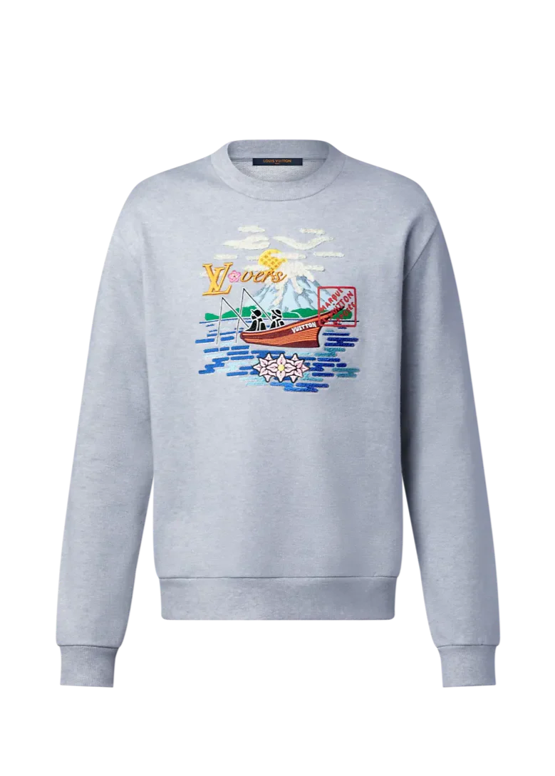 Louis Vuitton Embroidered Sweatshirt Luxury Sweatshirt UAE