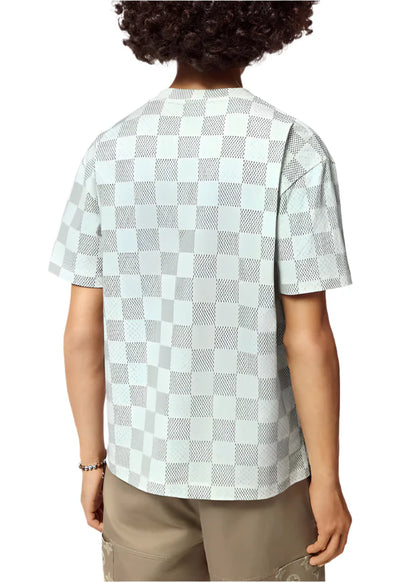 LV Printed Short-Sleeved Cotton T-Shirt Luxury Graphic Tee UAE