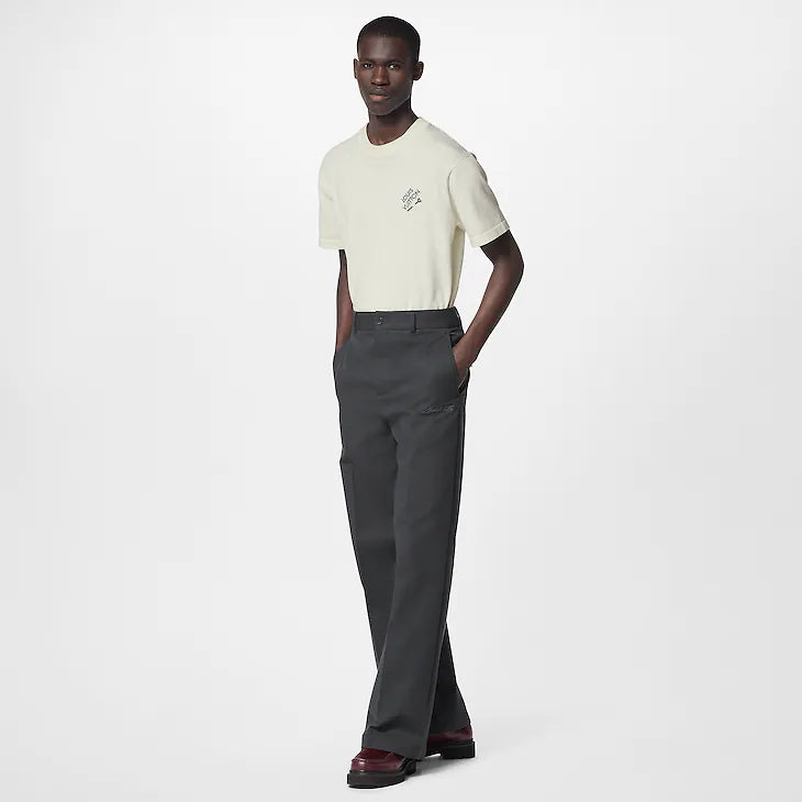 Louis Vuitton Signature Short-Sleeved T-Shirt Premium Logo Tee UAE