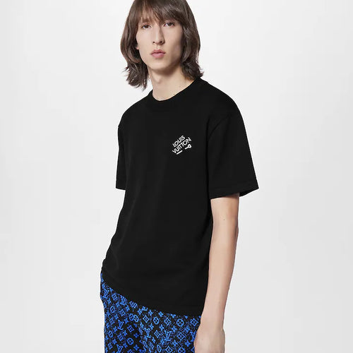 Louis Vuitton Signature Short-Sleeved T-Shirt Classic Designer Tee UAE
