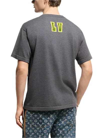 Louis Vuitton Cotton Embellished T-Shirt Premium Fashion Tee UAE